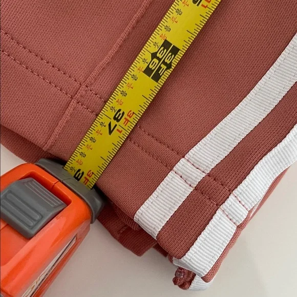 Adidas Women's Coral Joggers with White Stripes - Picture 9 of 9